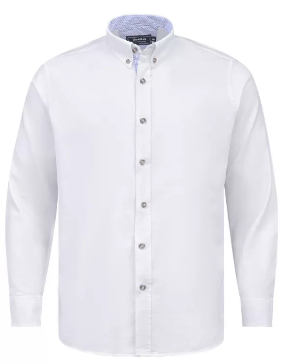 White Plain Regular Fit Casual Shirt