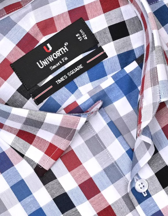 Black Check Tailored Smart Fit Shirt