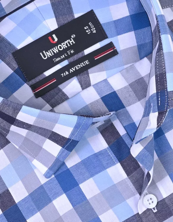 Black Check Tailored Smart Fit Shirt