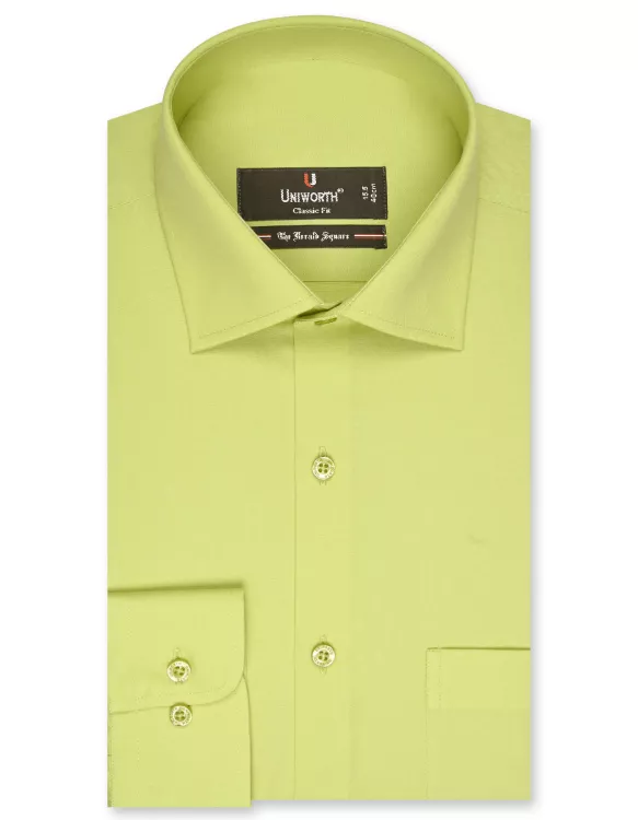 Plain Lemon Classic Fit Shirt