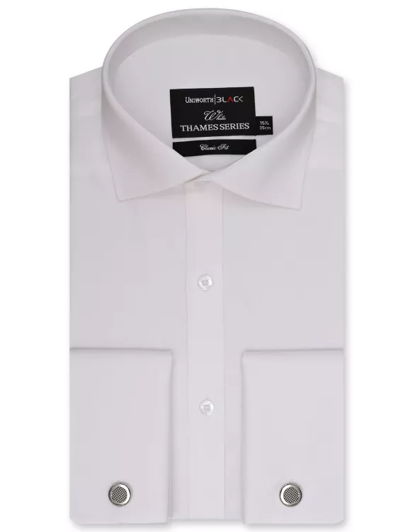 Off White Plain Classic Fit Shirt