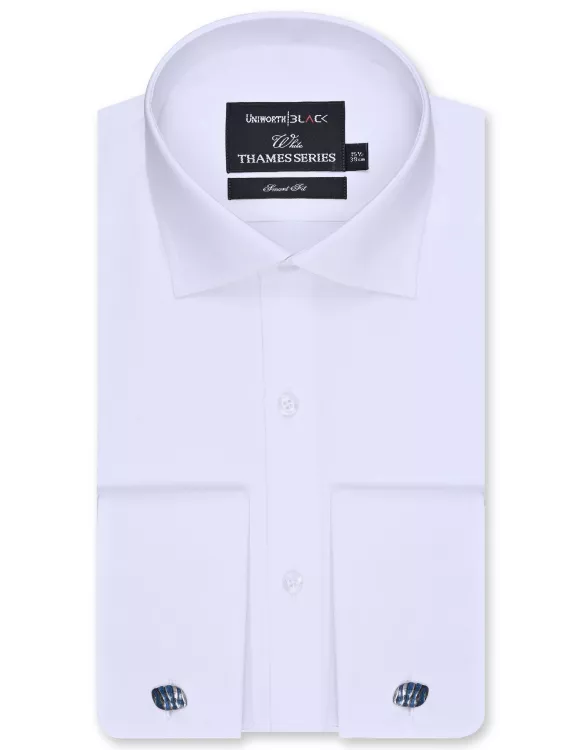 White Plain Tailored Smart Fit Shirt