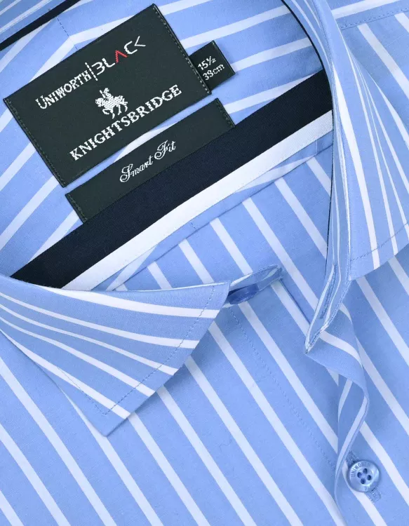 Sky Stripe Tailored Smart Fit Shirt
