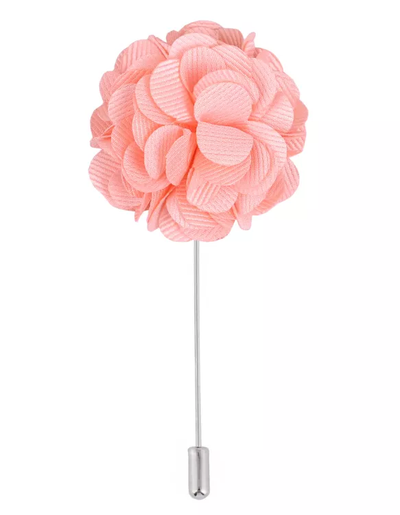 Pink Floral Stick Coat Lapel Pin