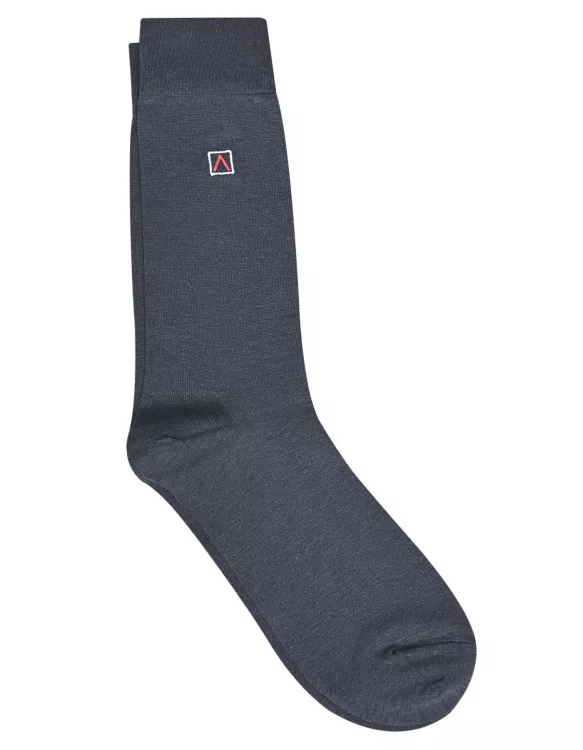 Charcoal Plain Socks