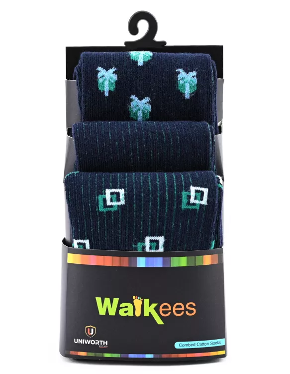 Pack of 3-Multi Walkees Socks