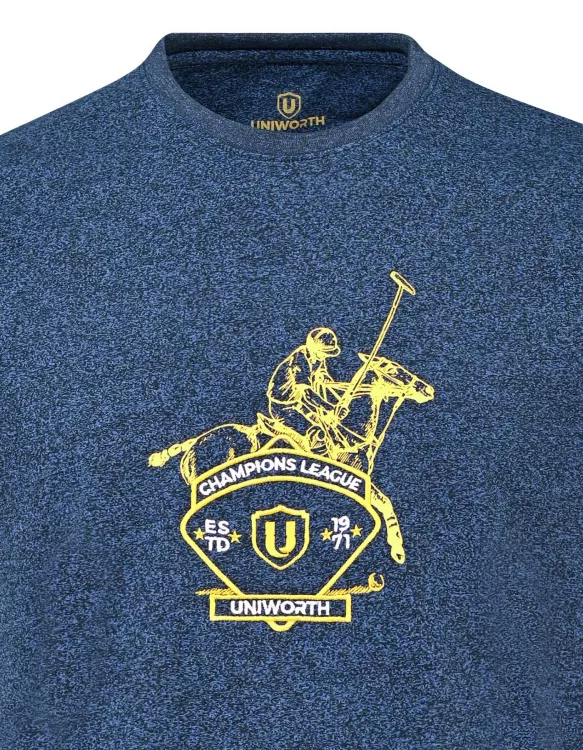 Champions League Blue Crew Neck T-Shirt