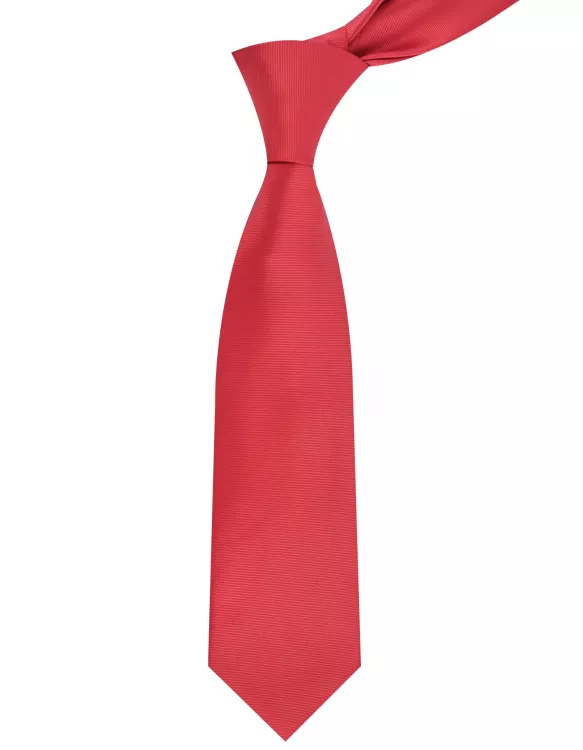 Red Self Tie