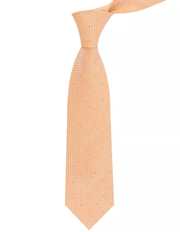 Plain  L Orange Tie