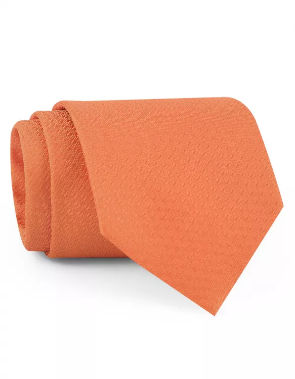 Plain Orange Tie