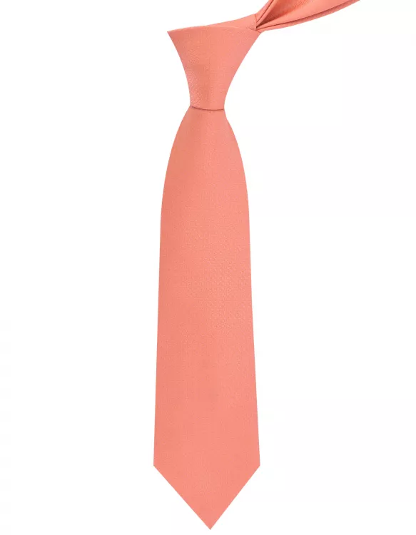 Plain Peach Tie