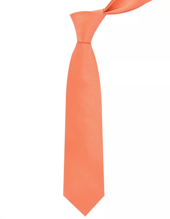 Peach Plain Tie