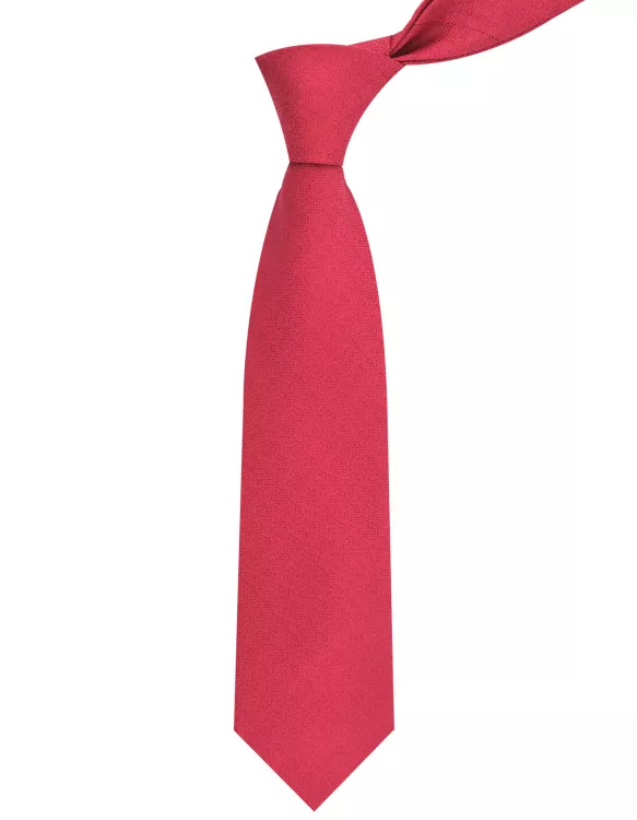 Red Plain Tie