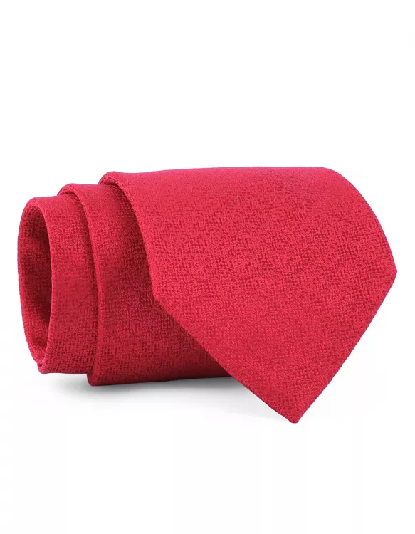 Red Plain Tie
