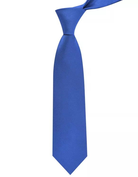 Plain Blue Tie