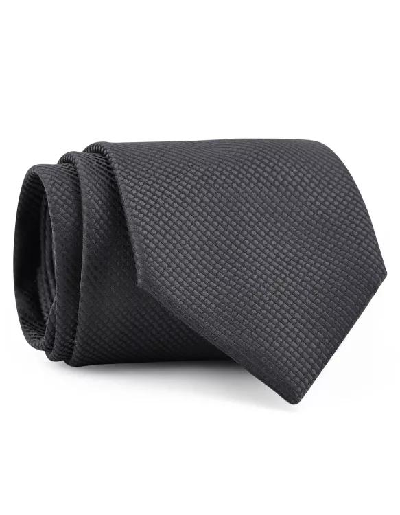 Black Texture Tie