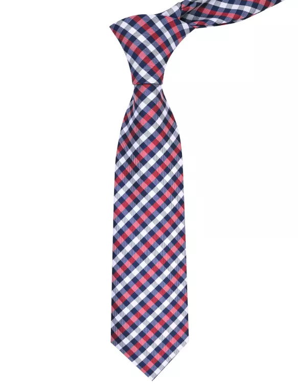 Red Check Tie