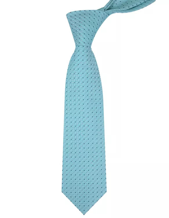 Navy/Aqua Texture Tie