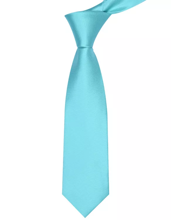 L Green Plain Tie