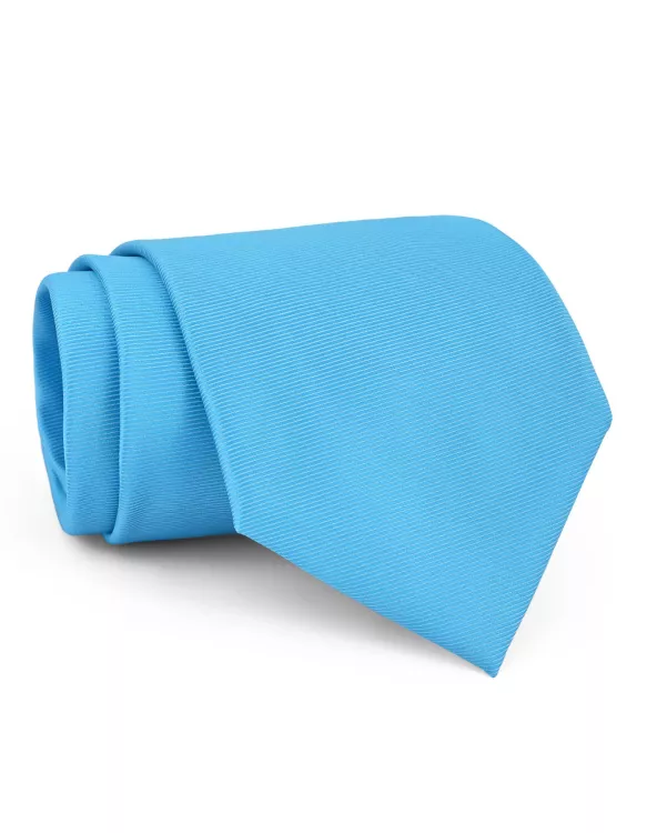 Aqua Plain Tie