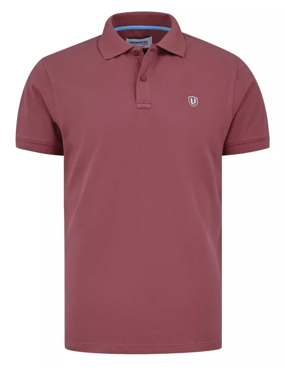 T Pink Plain Pique Polo Shirt