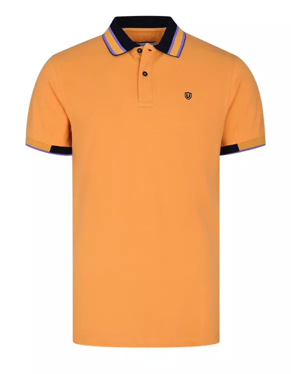 Apricot Plain Pique Polo Shirt
