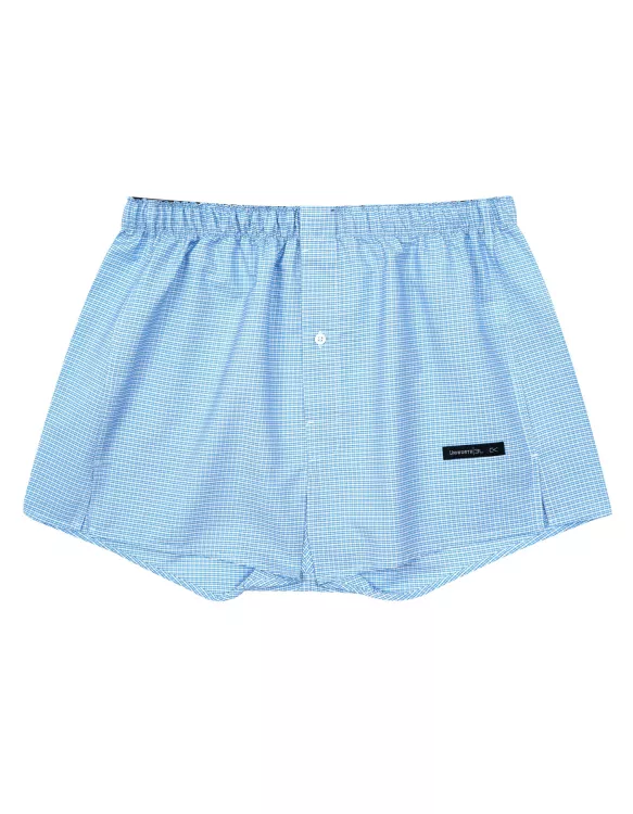 Sky Check Woven Boxer