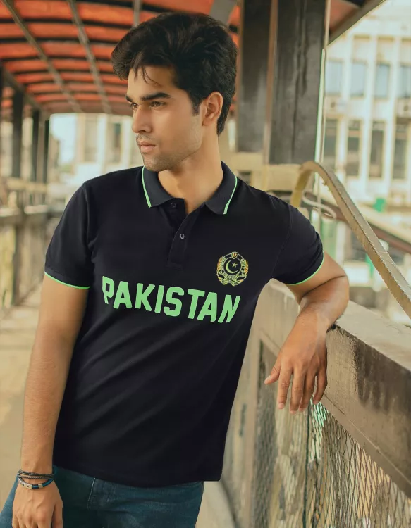 Shop T-Shirts for Men online | Black and White in Pakistan
