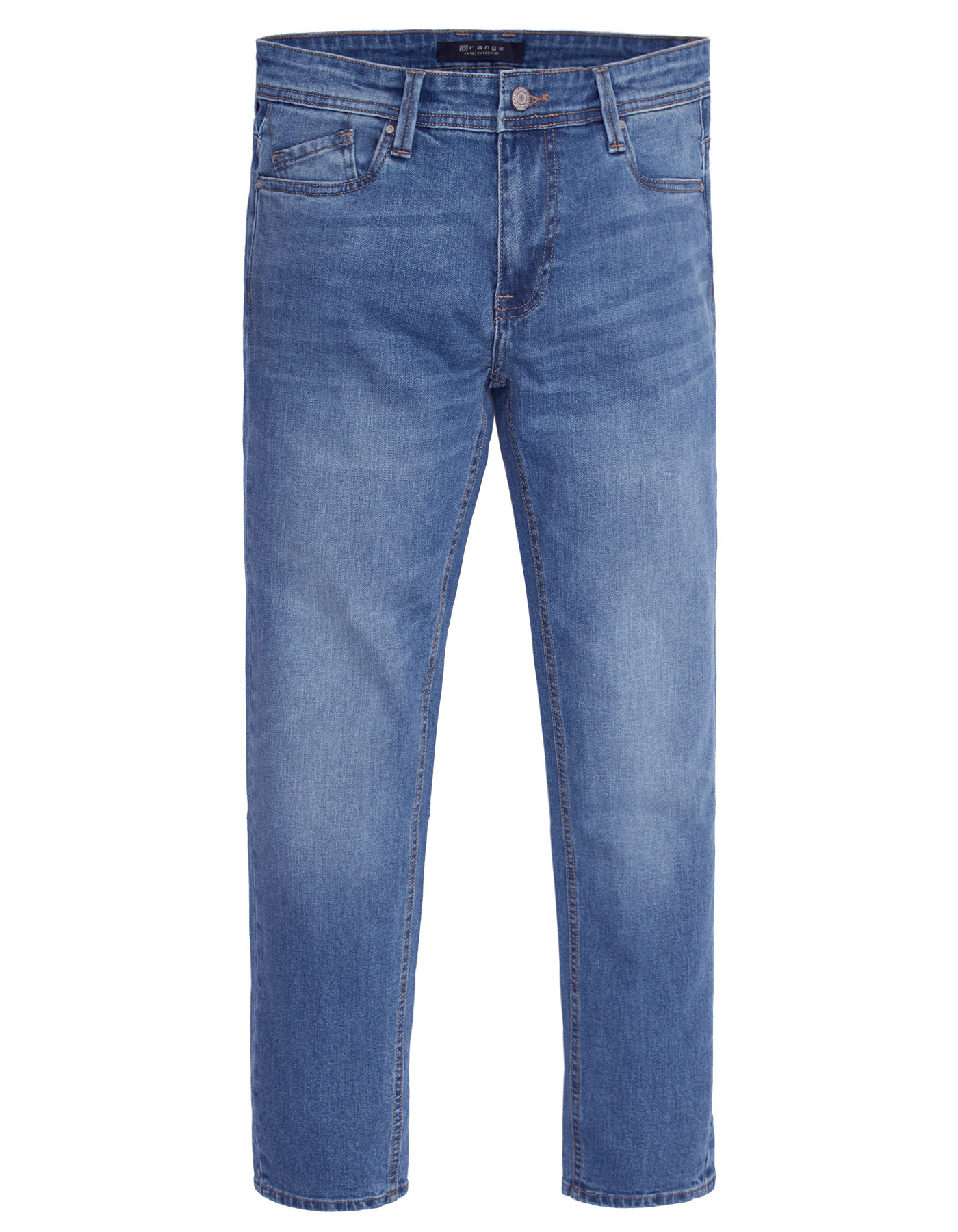 Light Blue Slim Fit Men's Denim Jeans