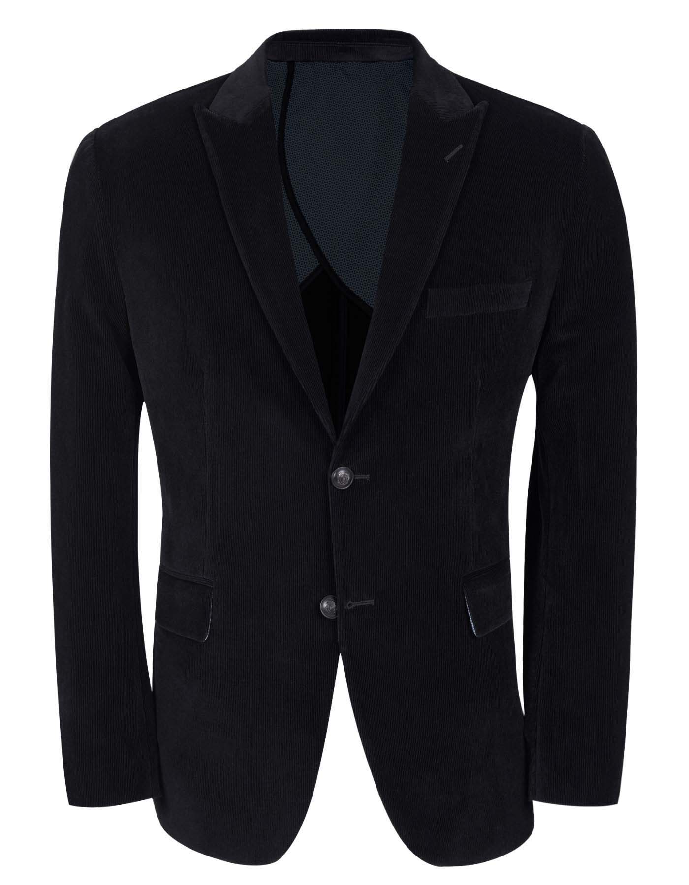 Black Slim Fit Coat