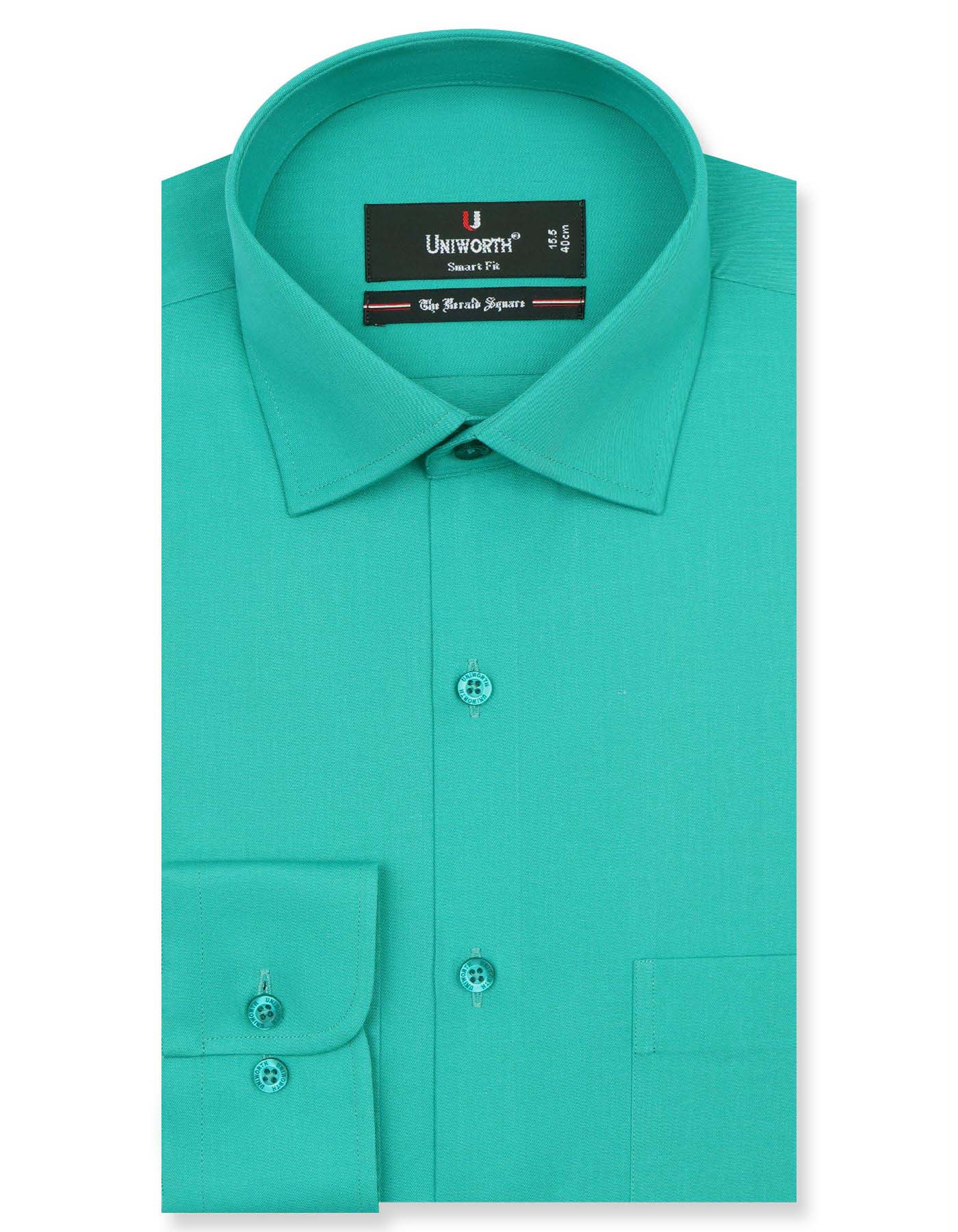 Sea Green Formal Shirt For Men