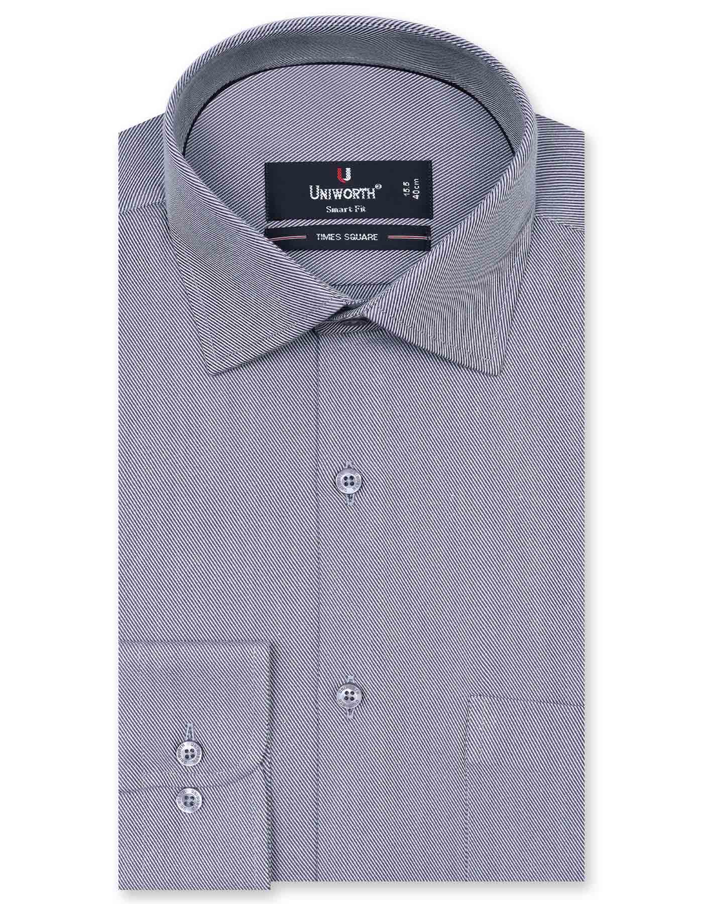 Grey Formal Shirt For Men
