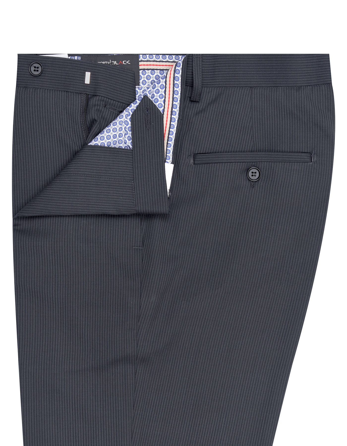Grey Stripe Formal Trouser For Men