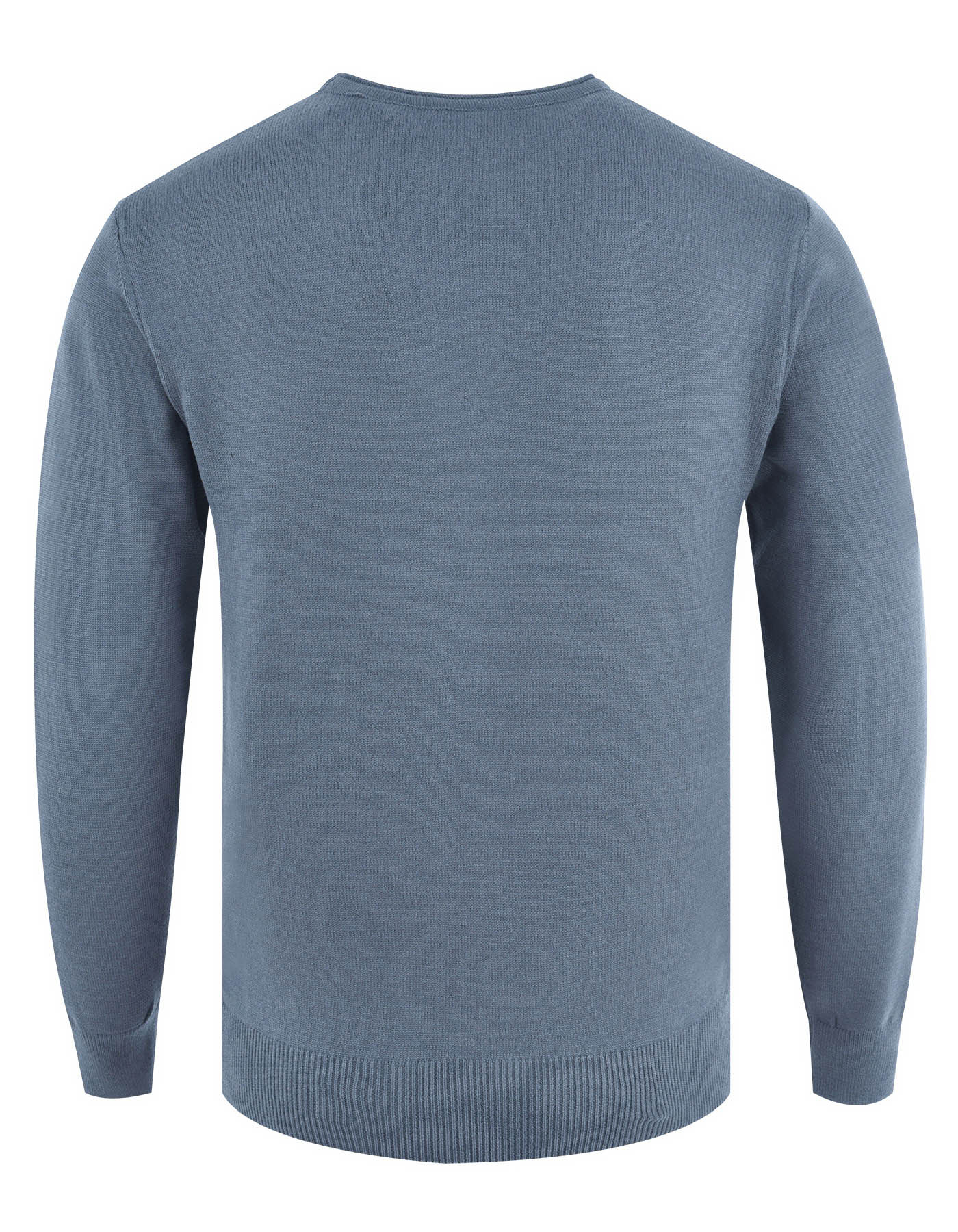 Grey Round Neck Sweater For Men