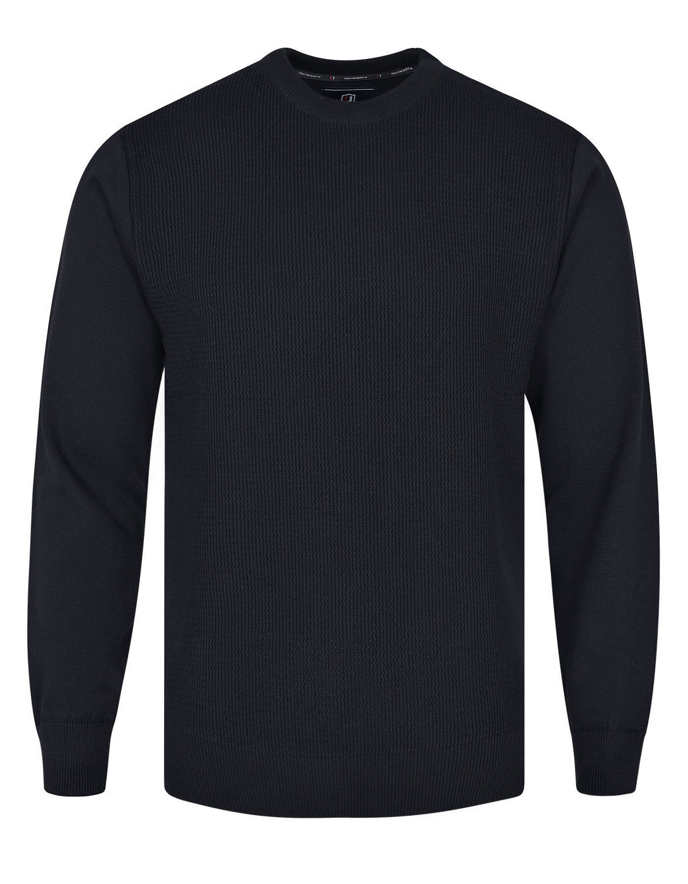 Black Crew Neck Sweater For Men