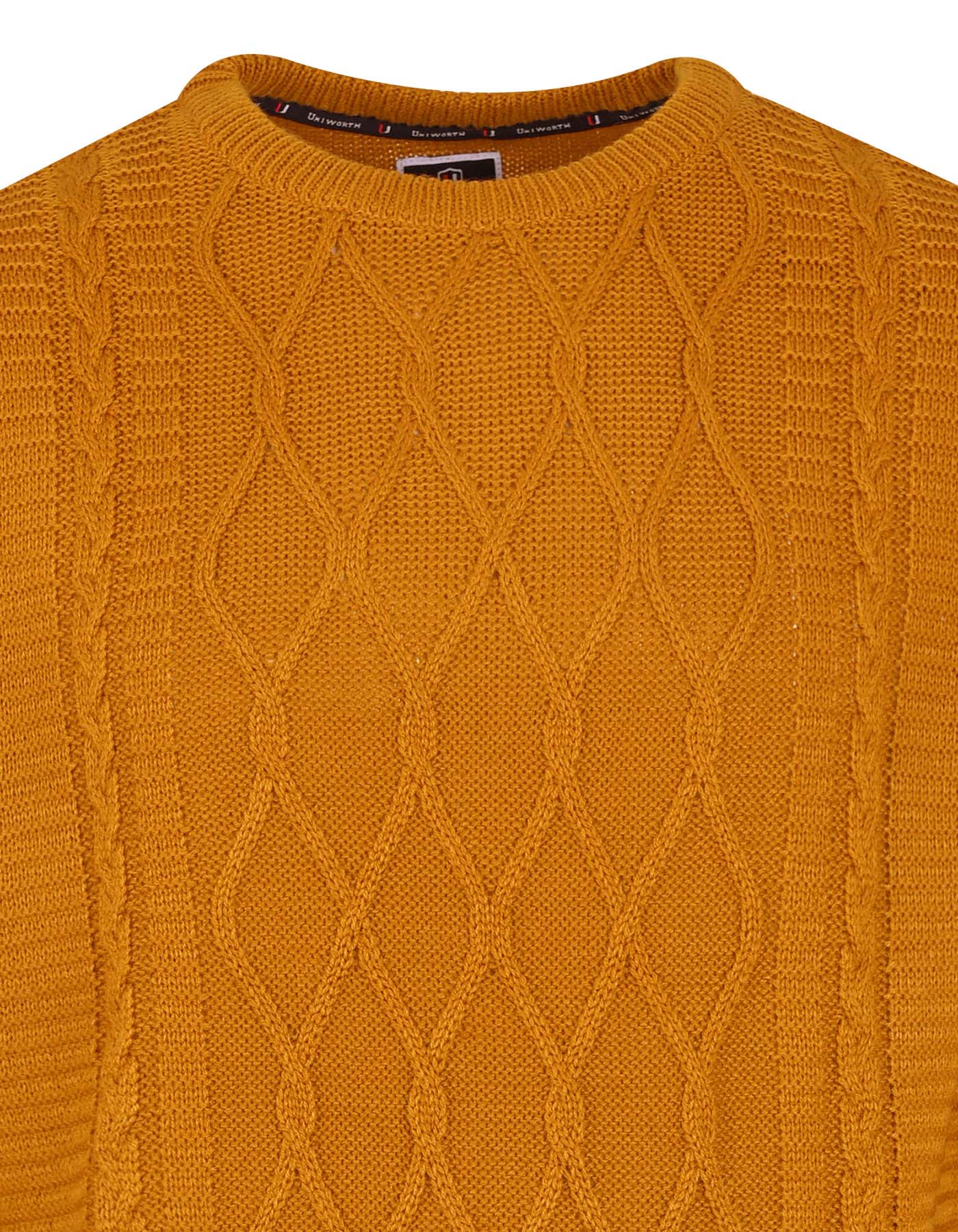 Sweater Mustard S SFA2301 Pull Over Uniworth