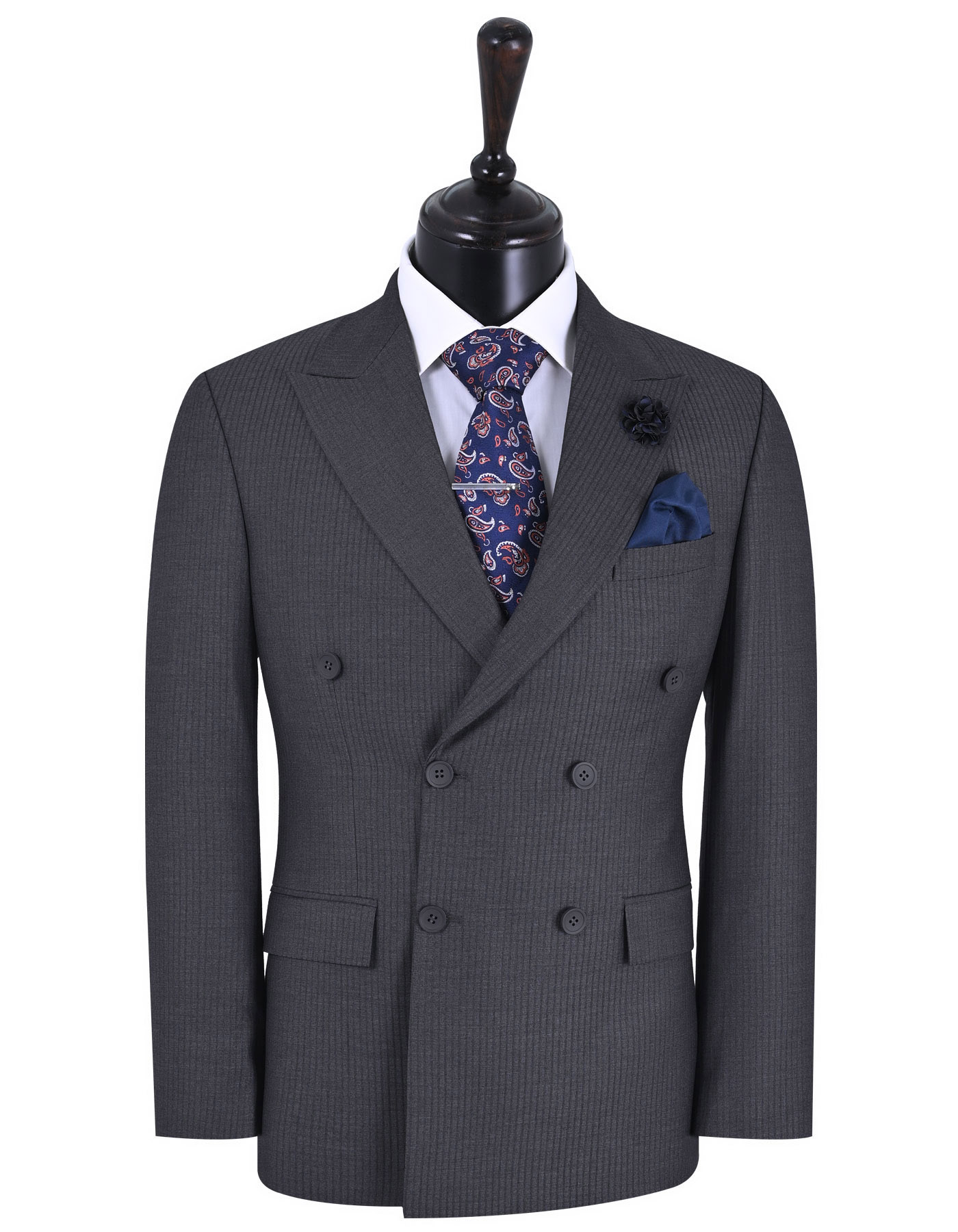 Suit Grey ST1774S Uniworth Double Breasted