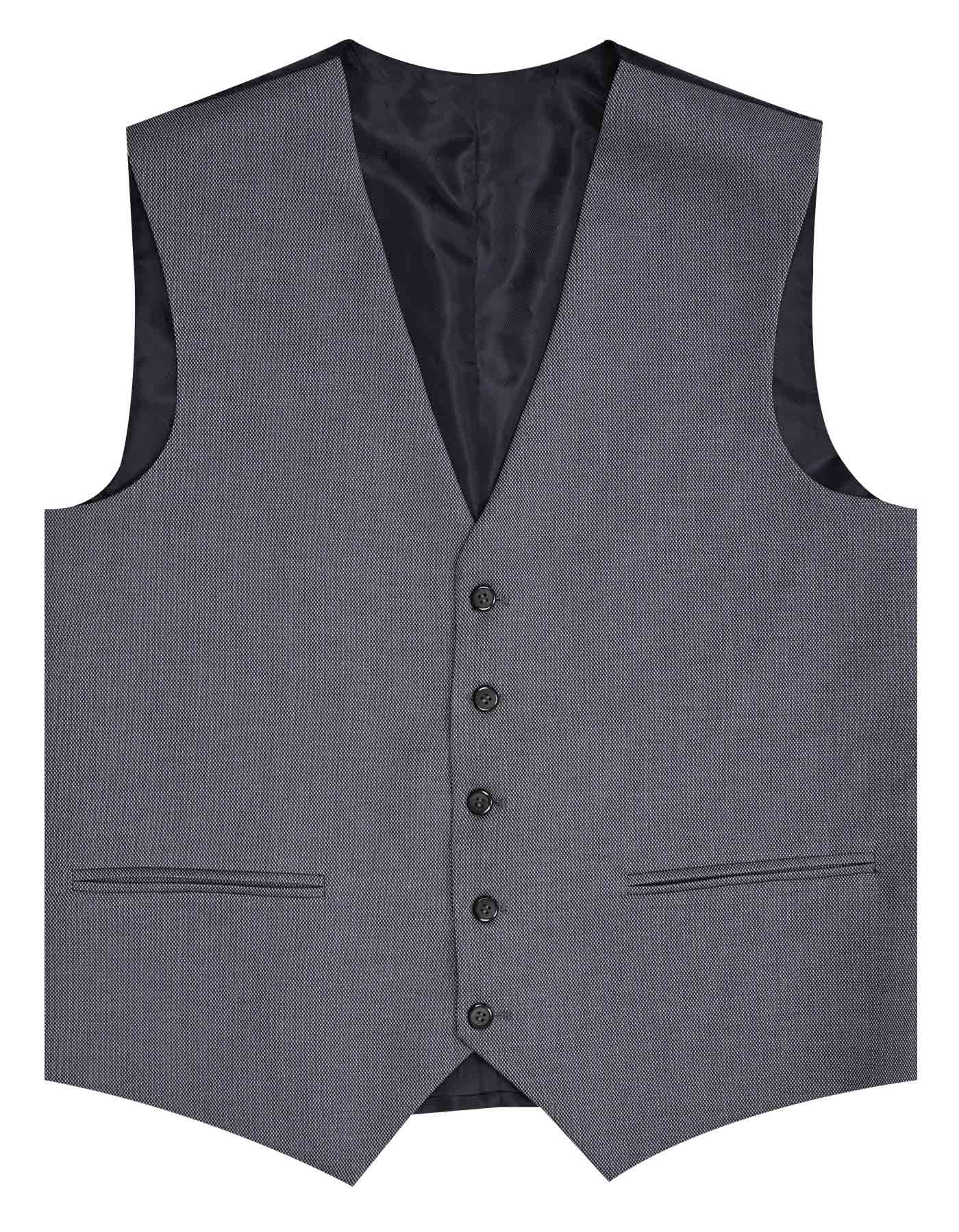 Waist Coat W Grey STW711 Saqafat Single Breasted