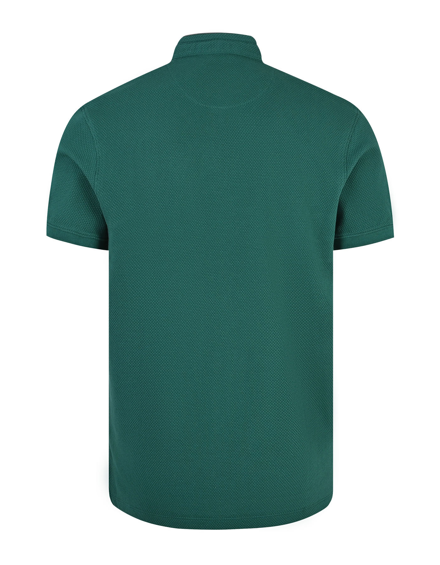 Green Texture Band Collar Cotton T Shirt For Men|Uniworth
