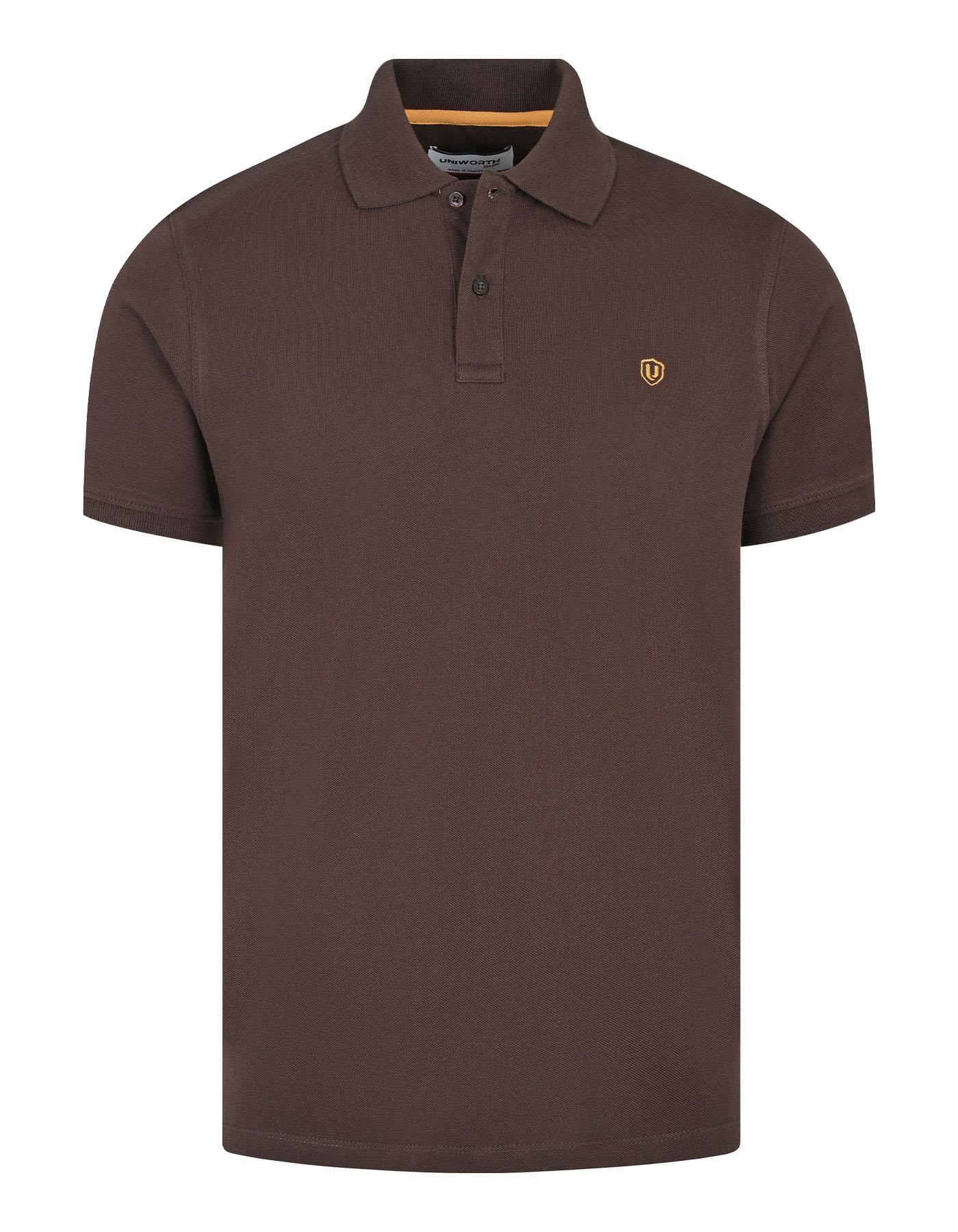Brown Cotton Polo Shirt For Men|Uniworth