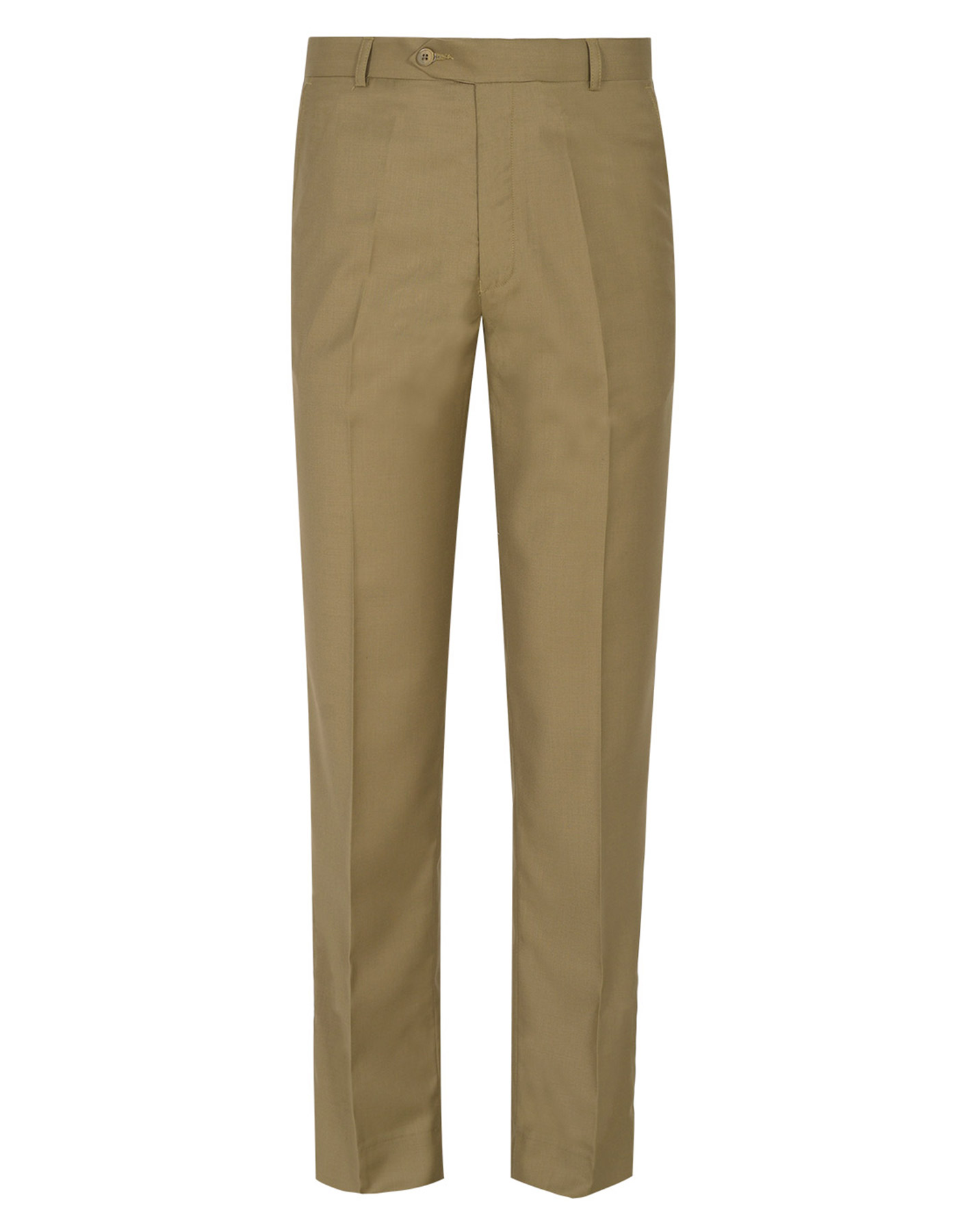 D Khaki Plain Formal Trouser Classic Fit