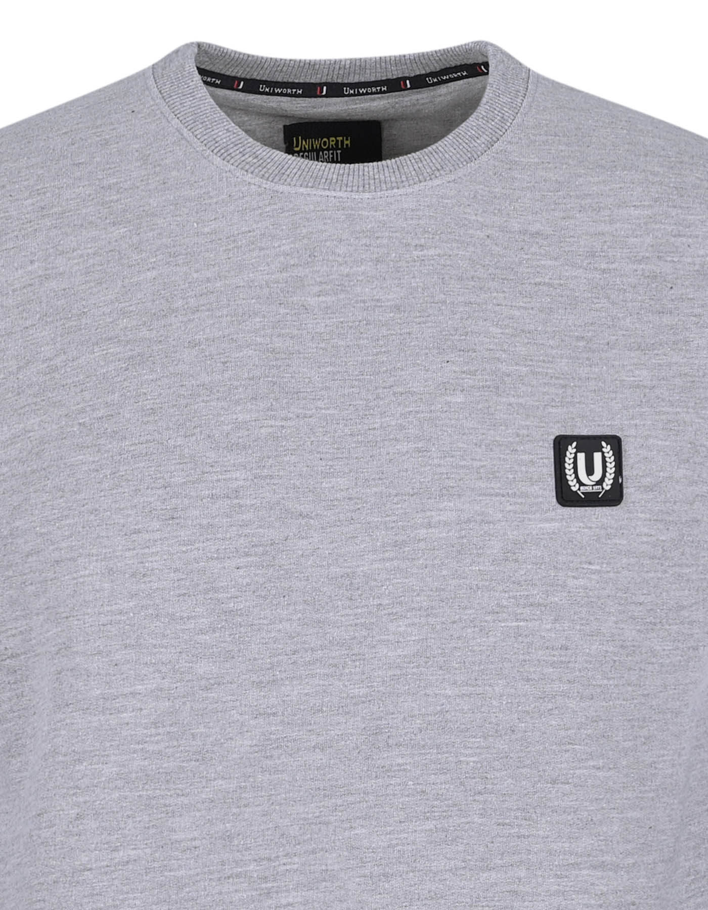Sweat Shirt Grey/White S TSS2378 Uniworth Cut n Sew