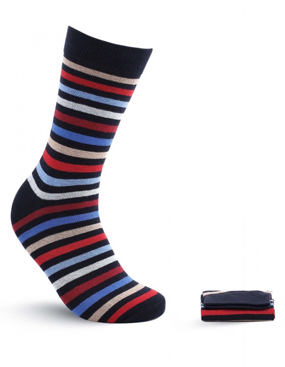 Multi Stripe Sock