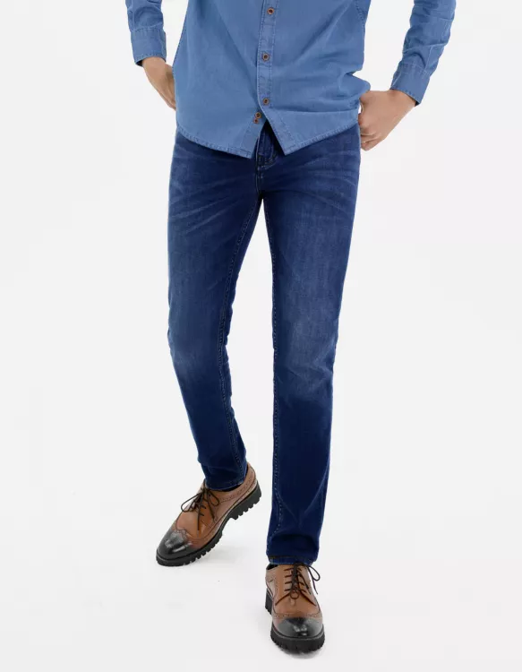 700 D Blue Smart Fit Denim Jeans