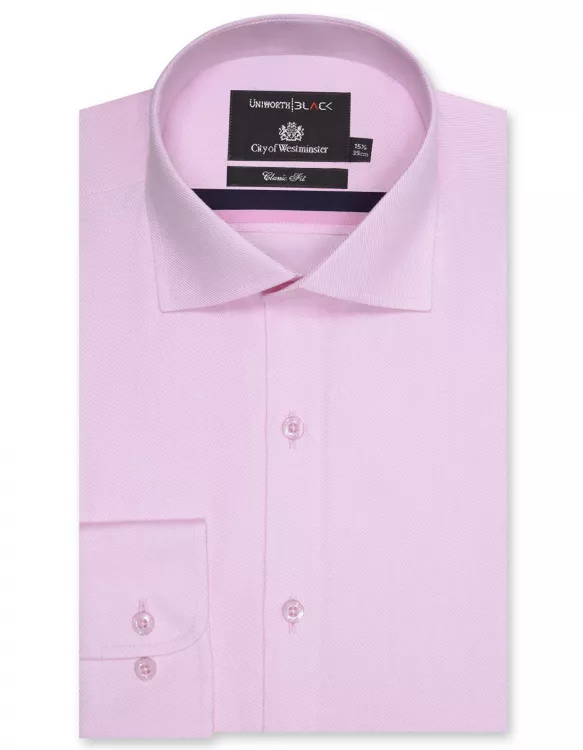 Plain Pink Classic Fit Shirt