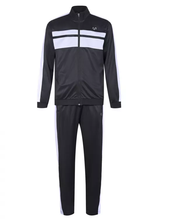 Black/White Full Sleeves Track Suit