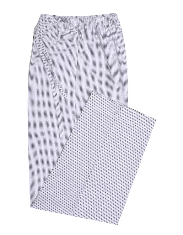 Black/White Cross Pocket Woven Pajama