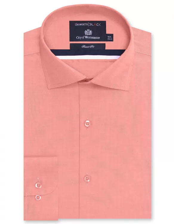 Plain L Orange Smart Fit Shirt