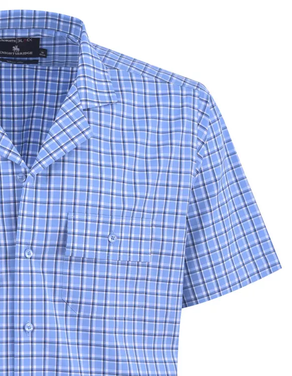 Check Sky/Blue Classic Fit Shirt