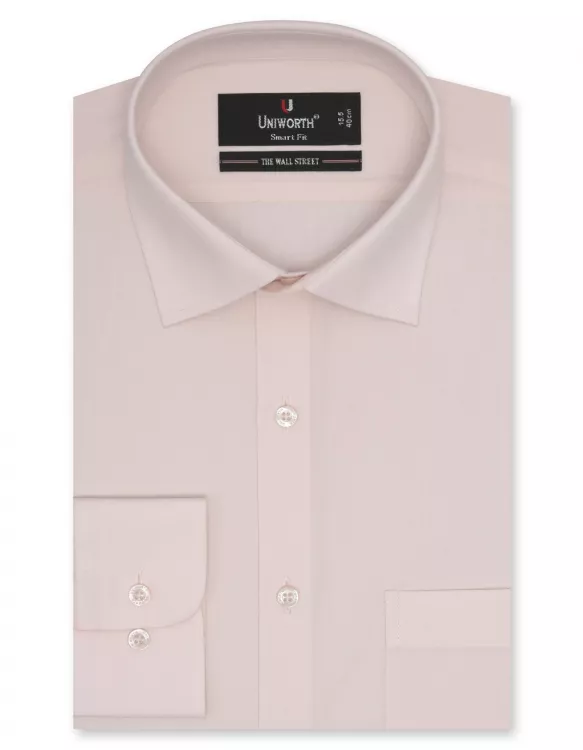 Plain Off White Smart Fit Shirt
